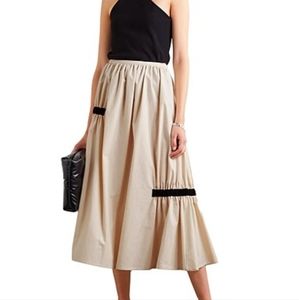 Molly Goddard Midi Skirt Beige Size 10